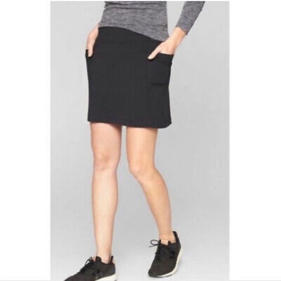 Athleta Skirts Athleta Skirt Excursion Skort In Black Poshmark